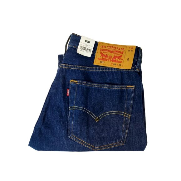 Levi's Other - Levi's Men 501 Original Regular Fit Jeans Straight Leg, Black Size 32x32 0660